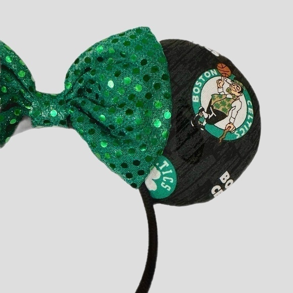 Women’s Boston Celtics Minnie Mouse Ears Headband - NWOT - Picture 3 of 4